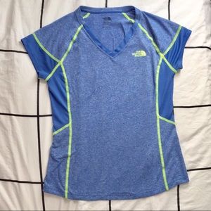 Blue North Face tee shirt
